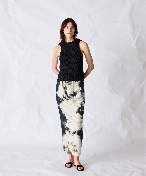 WALANCE(ワランス)の「paper knit sleeveless top(その他トップス・レディース・ブラック/オリーブ/サンドベージュ・FREE)」の8枚目の写真