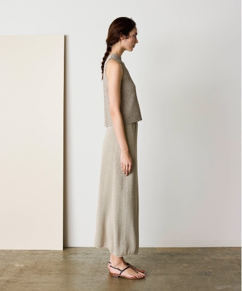 WALANCE(ワランス)の「paper knit sleeveless top(その他トップス・レディース・ブラック/オリーブ/サンドベージュ・FREE)」の22枚目の写真