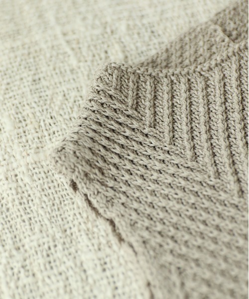 WALANCE(ワランス)の「paper knit sleeveless top(その他トップス・レディース・ブラック/オリーブ/サンドベージュ・FREE)」の13枚目の写真