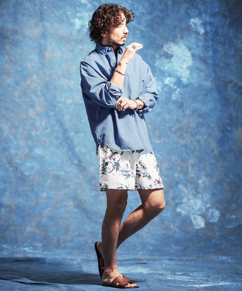 Jih Nunc(ジーヌンク)の「ms6410-8ozデニムプルオーバーシャツ(JIH-R1180)(シャツ/ブラウス・メンズ・インディゴブルー/ブルー・L/M/S)」の18枚目の写真