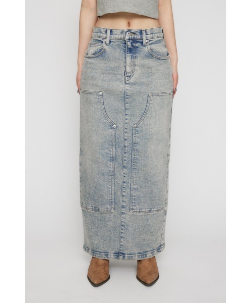 LAGUA GEM(ラグアジェム)の「DOUBLE KNEE LONG DENIM スカート(デニムスカート・レディース・ライトブルー/ブルー・X-SMALL/SMALL/MEDIUM)」の19枚目の写真