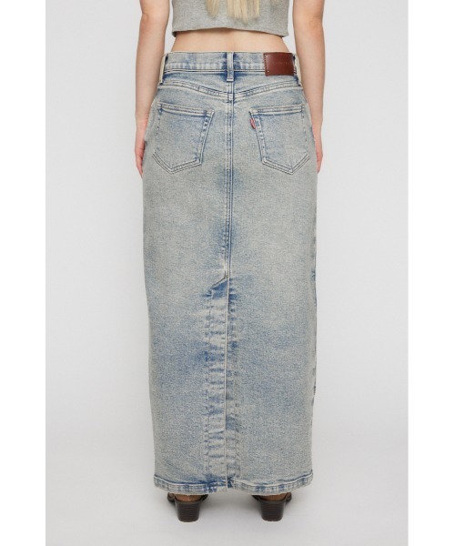 LAGUA GEM(ラグアジェム)の「DOUBLE KNEE LONG DENIM スカート(デニムスカート・レディース・ライトブルー/ブルー・X-SMALL/SMALL/MEDIUM)」の21枚目の写真