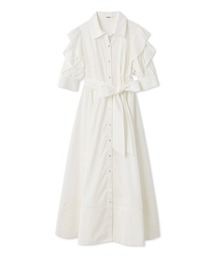 SNIDEL | Sustainableフリルデザインシャツワンピース(ワンピース)