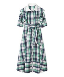 SNIDEL | Sustainableフリルデザインシャツワンピース(ワンピース)