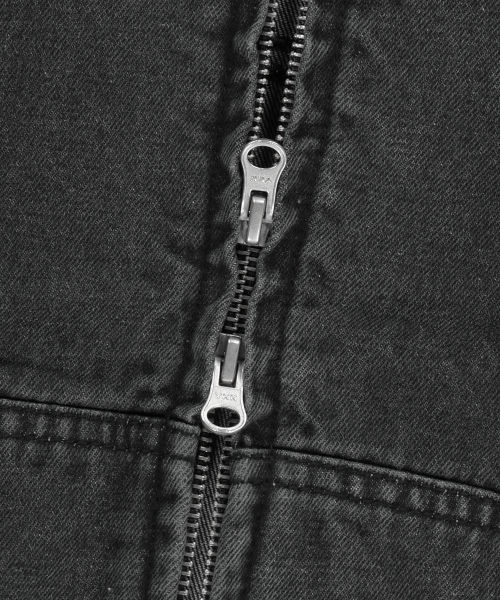 BROWNBREATH(ブラウンブレス)の「DENIM HOOD ZIP UP - BLACK(パーカー・レディース・その他・X-LARGE/SMALL/LARGE/MEDIUM)」の8枚目の写真