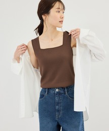 ROPE' PICNIC | スクエアネックニットタンクトップ(タンクトップ)