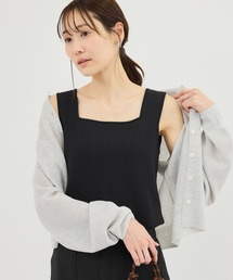 ROPE' PICNIC | スクエアネックニットタンクトップ(タンクトップ)