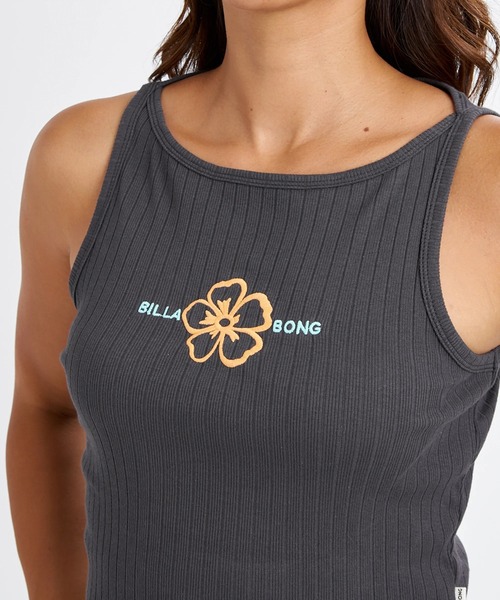 BILLABONG（ビラボン）の「BILLABONG ウィメンズ GO FOR IT TANK タンクトップ 【2026年春夏モデル】/ビラボンショート丈タンクトップ（タンクトップ・レディース・オフホワイト/ブルー系その他/アイボリー・MEDIUM）」の4枚目の写真