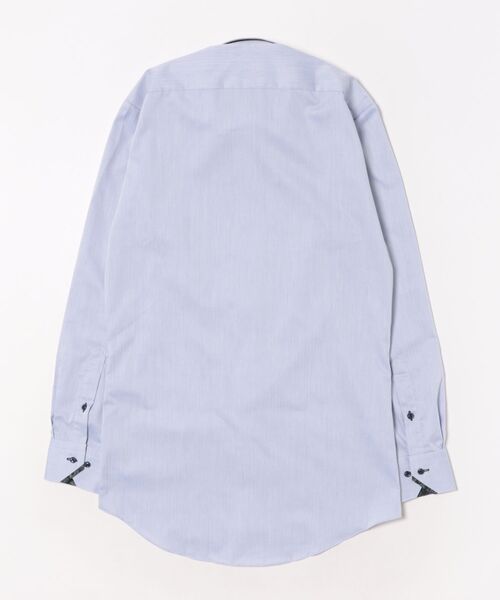 TOKYO SHIRTS(トウキョウシャツ)の「【超形態安定】 形態安定ノンアイロン ボタンダウン 長袖ビジネスワイシャツ(大きいサイズ・長いサイズ)(ビジネスシャツ・メンズ・ブルー・首回り39cm-裄丈88cm/首回り42cm-裄丈90cm/首回り43cm-裄丈90cm/首回り47cm-裄丈86cm/首回り47cm-裄丈90cm/首回り45cm-裄丈90cm/首回り45cm-裄丈86cm/首回り45cm-裄丈82cm/首回り41cm-裄丈90cm)」の7枚目の写真