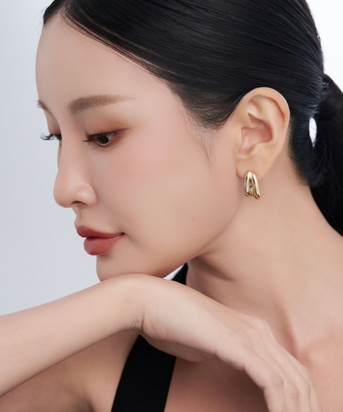 セール】Sleek Dual Pierce / 金属アレルギー対応（ピアス（両耳用