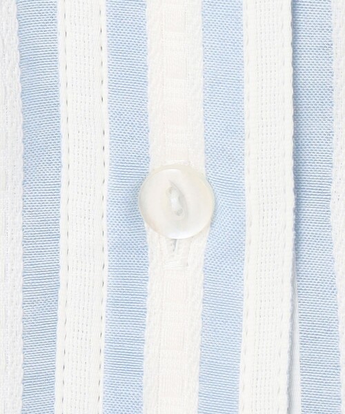 J.PRESS YORK STREET（ジェイプレスヨークストリート）の「【WOMEN】サイドドローストリング シャツブラウス（シャツ/ブラウス・レディース・サックスブルー系1/ピンク系1/ベージュ系1/ブラック系1/ホワイト系・F）」の8枚目の写真