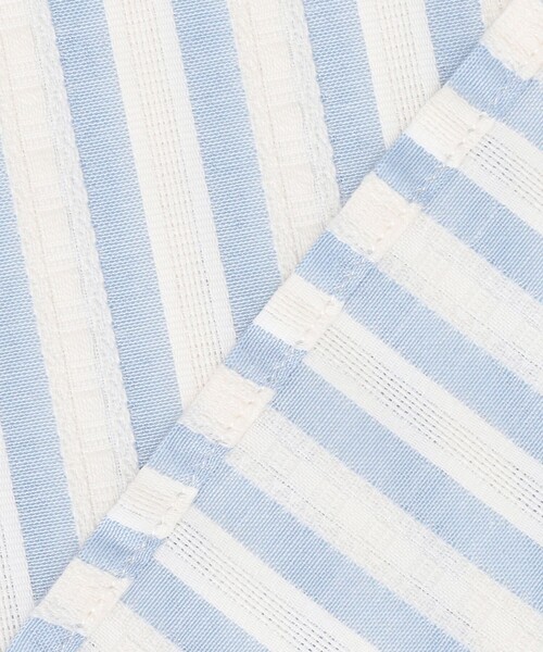 J.PRESS YORK STREET（ジェイプレスヨークストリート）の「【WOMEN】サイドドローストリング シャツブラウス（シャツ/ブラウス・レディース・サックスブルー系1/ピンク系1/ベージュ系1/ブラック系1/ホワイト系・F）」の11枚目の写真