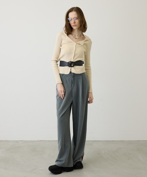 uyu.（ウユ）の「【メリハリシルエット】ワイドレザーコルセットベルト（ベルト・レディース・ブラック/ホワイト・FREE）」の20枚目の写真