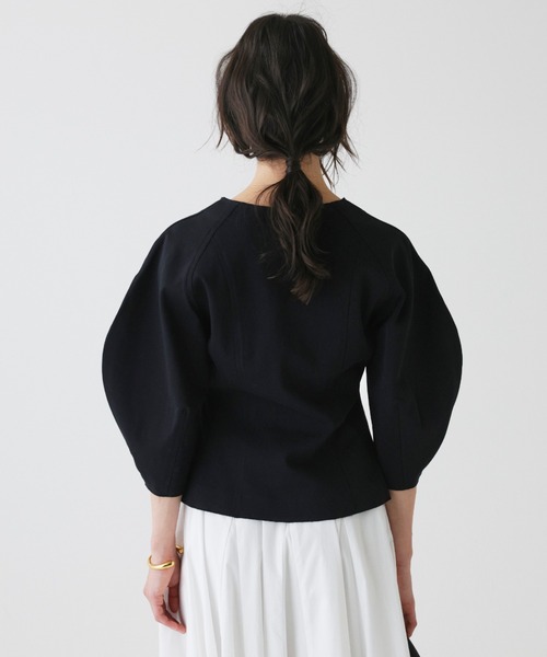 BABYLONE（バビロン）の「オーバーショルダープルオーバー（Tシャツ/カットソー・レディース・ホワイト/ブラック・フリー）」の12枚目の写真