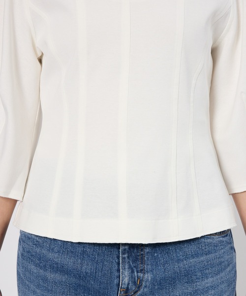 BABYLONE（バビロン）の「オーバーショルダープルオーバー（Tシャツ/カットソー・レディース・ホワイト/ブラック・フリー）」の22枚目の写真