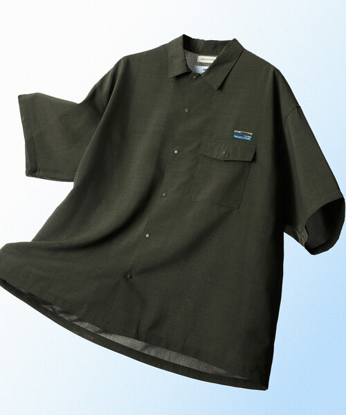 FREAK'S STORE(フリークスストア)の「<UVカット・接触冷感・吸水速乾> AiRide/エアライド リラックスフィット ショートスリーブ ポケットシャツ/限定展開(シャツ/ブラウス・メンズ・チャコールグレー/ブラック/ネイビー/ブラウン系その他/オリーブ・LARGE/MEDIUM/SMALL)」の4枚目の写真