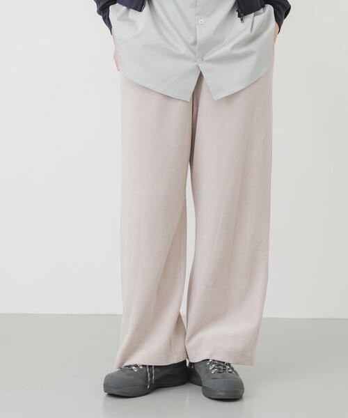 EKAL(エカル)の「コンパクトベロアイージーパンツ(その他パンツ・レディース・ネイビー/ベージュ・ONE)」の3枚目の写真