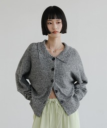 LOWRYS FARM | メランジポロニットカーディガン　661233(カーディガン/ボレロ)