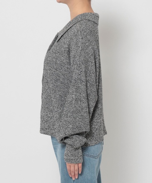 LOWRYS FARM（ローリーズファーム）の「メランジポロニットカーディガン　661233（カーディガン/ボレロ・レディース・グレー/オレンジ/ベージュ・FREE）」の19枚目の写真