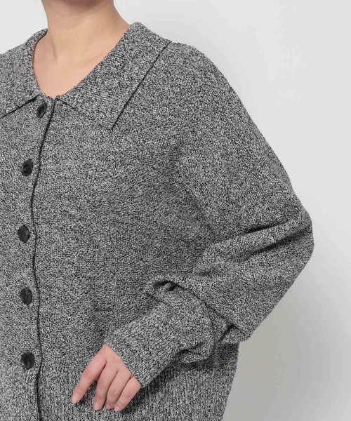 LOWRYS FARM（ローリーズファーム）の「メランジポロニットカーディガン　661233（カーディガン/ボレロ・レディース・グレー/オレンジ/ベージュ・FREE）」の22枚目の写真