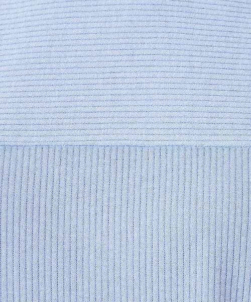 INDIVI（インディヴィ）の「【洗える／アンサンブル可能】シアースストライプトップス（Tシャツ/カットソー・レディース・ブラック/イエロー系その他/ブラウン系/ライトブルー/ホワイト・38/05/13/15 /19/34）」の10枚目の写真