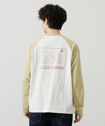 Lee/リー バッグプリント長袖Tシャツ