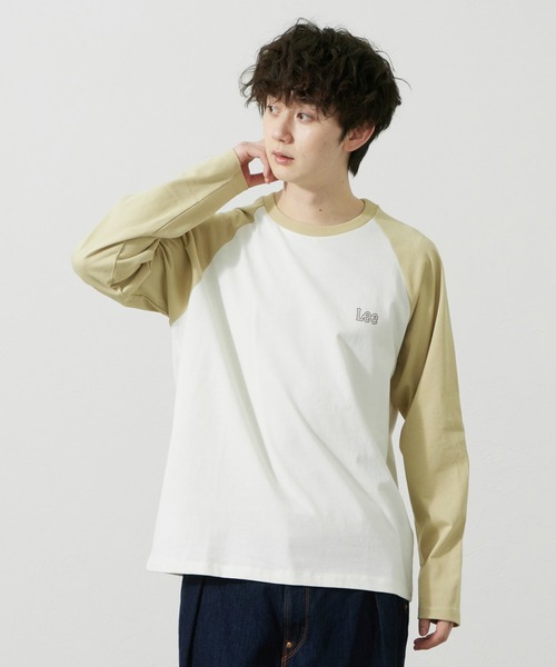 Lee(リー)の「Lee/リー バッグプリント長袖Tシャツ(Tシャツ/カットソー・メンズ・ブルー/ベージュ/ブラック/ホワイト・SMALL/MEDIUM/LARGE/X-LARGE)」の9枚目の写真