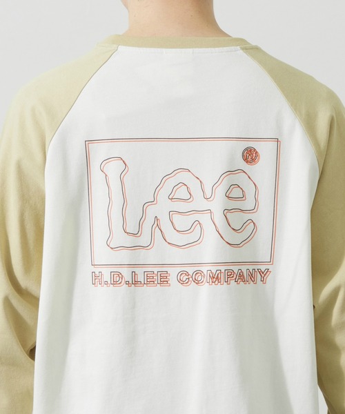 Lee(リー)の「Lee/リー バッグプリント長袖Tシャツ(Tシャツ/カットソー・メンズ・ブルー/ベージュ/ブラック/ホワイト・SMALL/MEDIUM/LARGE/X-LARGE)」の10枚目の写真