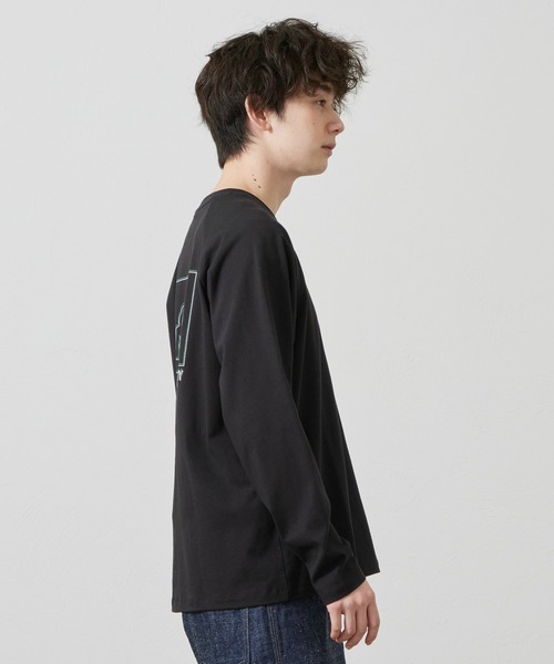Lee(リー)の「Lee/リー バッグプリント長袖Tシャツ(Tシャツ/カットソー・メンズ・ブルー/ベージュ/ブラック/ホワイト・SMALL/MEDIUM/LARGE/X-LARGE)」の21枚目の写真
