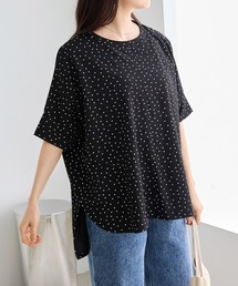 LAVEANGE | 【好機能シリーズ】接触冷感｜トリコットワイドプルオーバー(Tシャツ/カットソー)