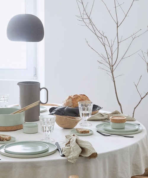 COSTA NOVA(コスタノバ)の「COSTA NOVA(コスタ・ノバ)Redonda ラウンドプレート 21cm(食器・レディース・グリーン/ホワイト・ONE SIZE)」の9枚目の写真