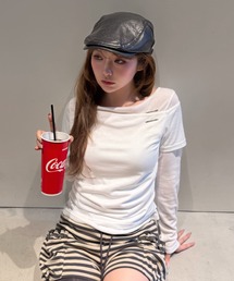 RAY CASSIN | オフショルレイヤードT(Tシャツ/カットソー)