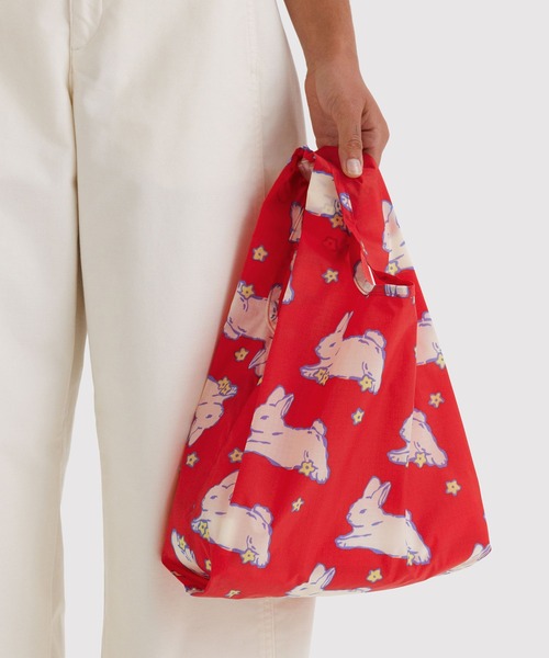 BAGGU(バグー)の「BABY BAGGU 621.バニー(エコバッグ/サブバッグ・レディース・レッド・FREE)」の1枚目の写真