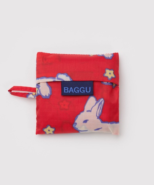 BAGGU(バグー)の「BABY BAGGU 621.バニー(エコバッグ/サブバッグ・レディース・レッド・FREE)」の5枚目の写真