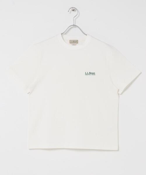 L.L.Bean（エルエルビーン）の「L.L.Bean JAPAN EDITION SHORTSLEEVE T-SHIRTS（Tシャツ/カットソー・レディース・グレー/ネイビー/ライトグレー/ホワイト・MEDIUM）」の2枚目の写真