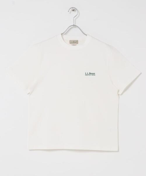 L.L.Bean（エルエルビーン）の「L.L.Bean JAPAN EDITION SHORTSLEEVE T-SHIRTS（Tシャツ/カットソー・レディース・グレー/ネイビー/ライトグレー/ホワイト・MEDIUM）」の5枚目の写真