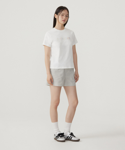 COVERNAT WOMAN(カバーナットウーマン)の「ウーマンクールコットンレインボークーパーロゴTシャツホワイト(Tシャツ/カットソー・レディース・その他・WS/WM/LARGE)」の5枚目の写真