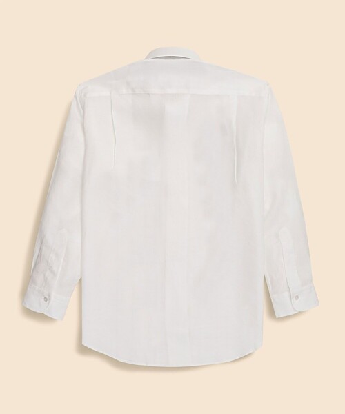 BROOKS BROTHERS（ブルックスブラザーズ）の「リプロダクト　リネン　ワンピースカラー　ドレスシャツ　Regular Fit（ビジネスシャツ・メンズ・ネイビー/ホワイト・17-34/16-33/15 1/2-32/15-32/14 1/2-31/16 1/2-33）」の15枚目の写真