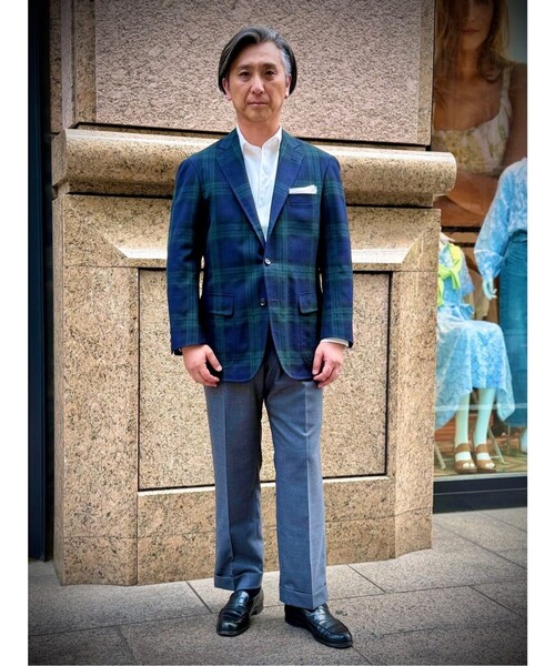 BROOKS BROTHERS（ブルックスブラザーズ）の「リプロダクト　リネン　ワンピースカラー　ドレスシャツ　Regular Fit（ビジネスシャツ・メンズ・ネイビー/ホワイト・17-34/16-33/15 1/2-32/15-32/14 1/2-31/16 1/2-33）」の9枚目の写真