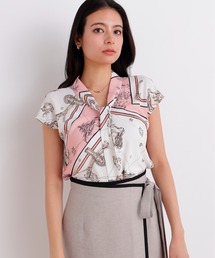 PINKY&DIANNE（ピンキーアンドダイアン）の「◆バロックスカーフプリントブラウス（シャツ/ブラウス）」