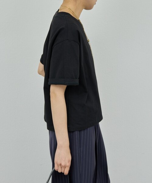 GALLARDAGALANTE（ガリャルダガランテ）の「クロップドTee（Tシャツ/カットソー・レディース・ブラック/ホワイト/オレンジ・FREE）」の15枚目の写真