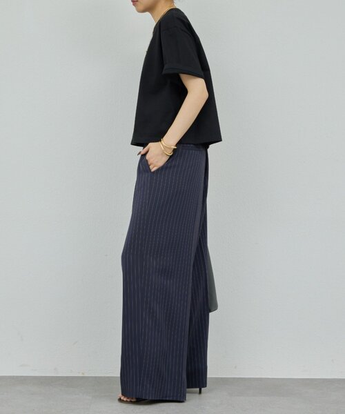 GALLARDAGALANTE（ガリャルダガランテ）の「クロップドTee（Tシャツ/カットソー・レディース・ブラック/ホワイト/オレンジ・FREE）」の19枚目の写真