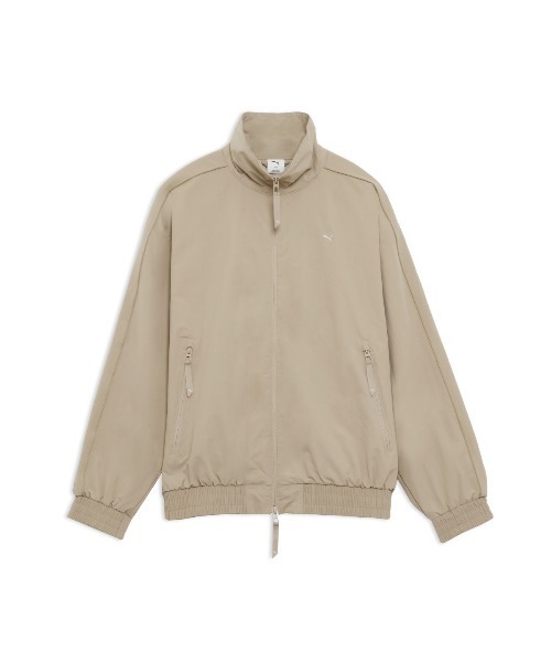 PUMA(プーマ)の「PUMA STAND COLLAR JACKET(プーマ スタンドカラージャケット)(ブルゾン・メンズ・グレー系/ベージュ系/ブラック系・LARGE/MEDIUM/SMALL/X-SMALL)」の3枚目の写真