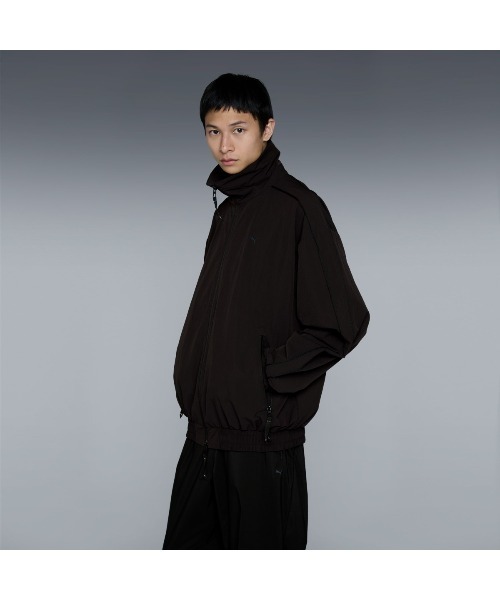 PUMA(プーマ)の「PUMA STAND COLLAR JACKET(プーマ スタンドカラージャケット)(ブルゾン・メンズ・グレー系/ベージュ系/ブラック系・LARGE/MEDIUM/SMALL/X-SMALL)」の12枚目の写真