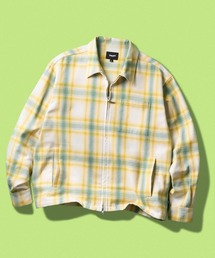 HUF（ハフ）の「89 OUTLINE PLAID ZIP SHIRT（シャツ/ブラウス）」