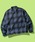 HUF�i�n�t�j�́u89 OUTLINE PLAID ZIP SHIRT�i�V���c/�u���E�X�j�v�b�u���b�N