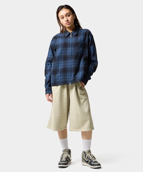 HUF（ハフ）の「89 OUTLINE PLAID ZIP SHIRT（シャツ/ブラウス・メンズ・ブラック/イエロー系その他・S/M/L/XL/XXL）」の15枚目の写真