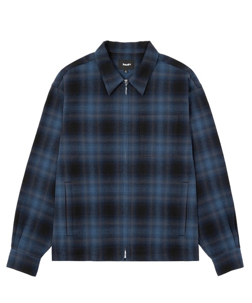 HUF（ハフ）の「89 OUTLINE PLAID ZIP SHIRT（シャツ/ブラウス・メンズ・ブラック/イエロー系その他・S/M/L/XL/XXL）」の11枚目の写真