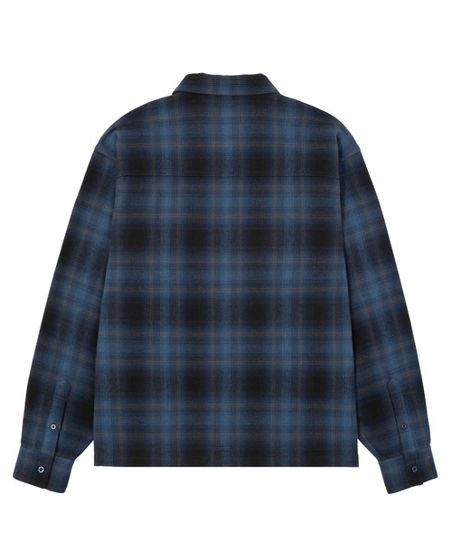 HUF（ハフ）の「89 OUTLINE PLAID ZIP SHIRT（シャツ/ブラウス・メンズ・ブラック/イエロー系その他・S/M/L/XL/XXL）」の12枚目の写真