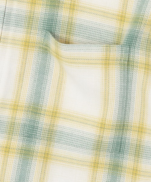 HUF（ハフ）の「89 OUTLINE PLAID ZIP SHIRT（シャツ/ブラウス・メンズ・ブラック/イエロー系その他・S/M/L/XL/XXL）」の9枚目の写真